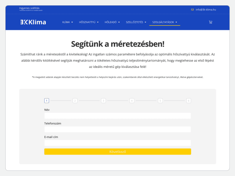 3K Klima - Webshop